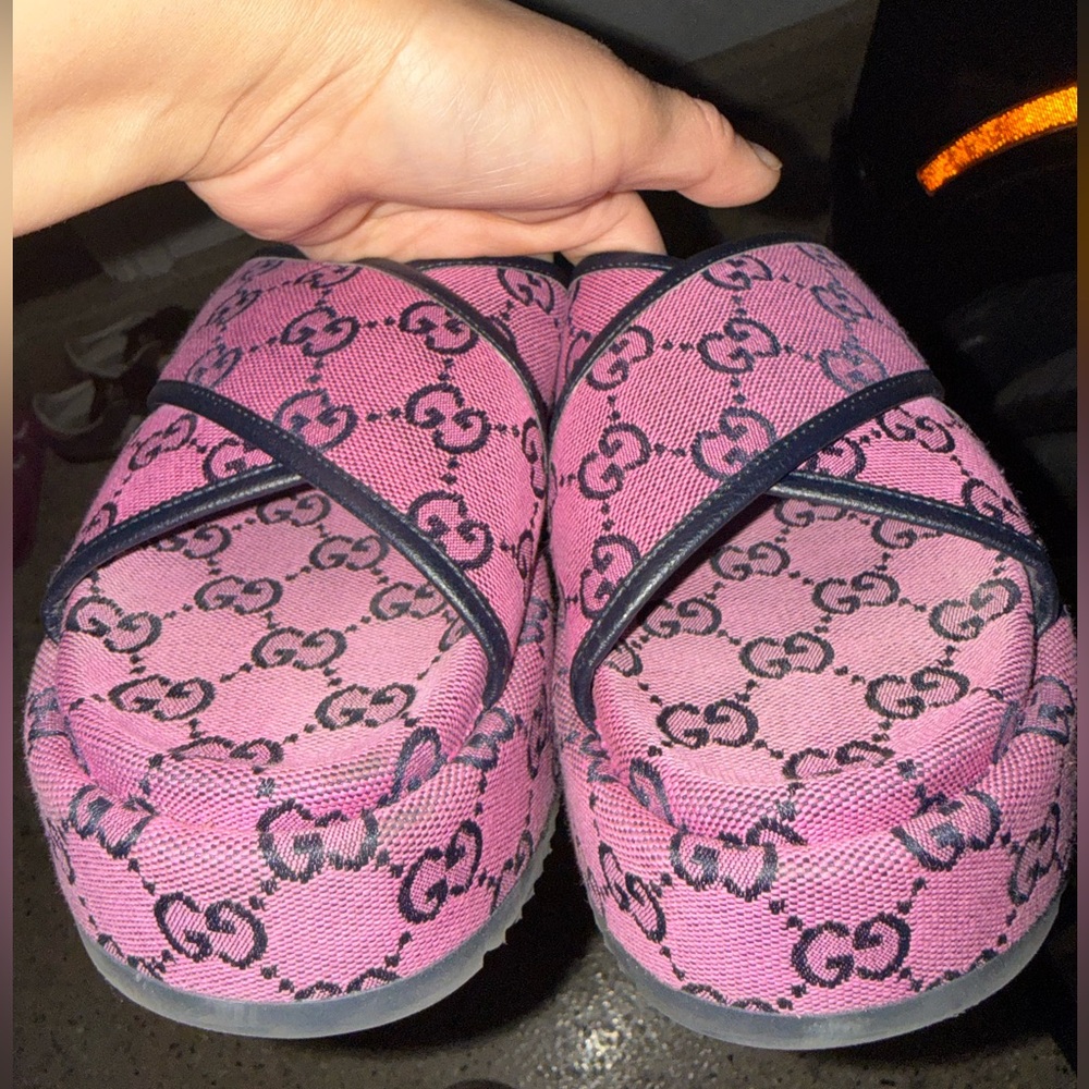 Authentic Gucci Platform Sandals 5.5 - Picture 4 of 6
